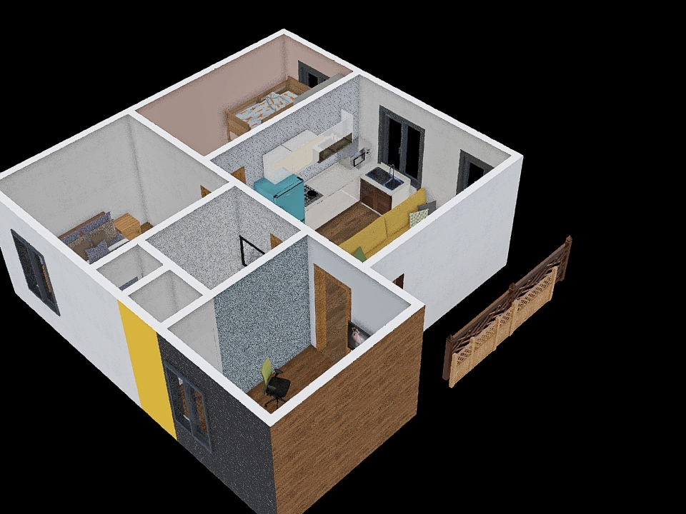 Casa Los JaraVi 3d design renderings