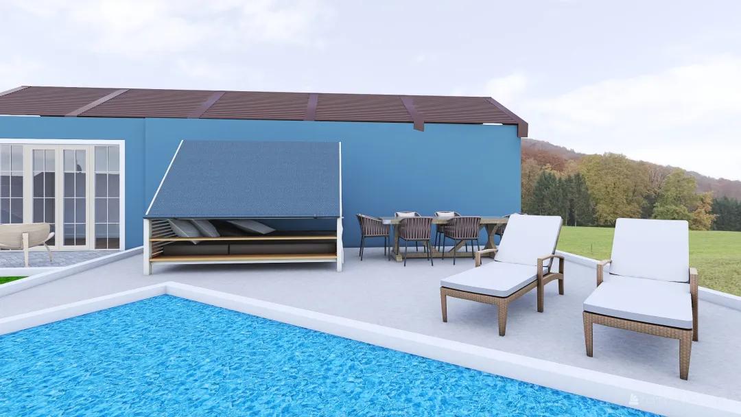 Tatum Pool 3d design renderings