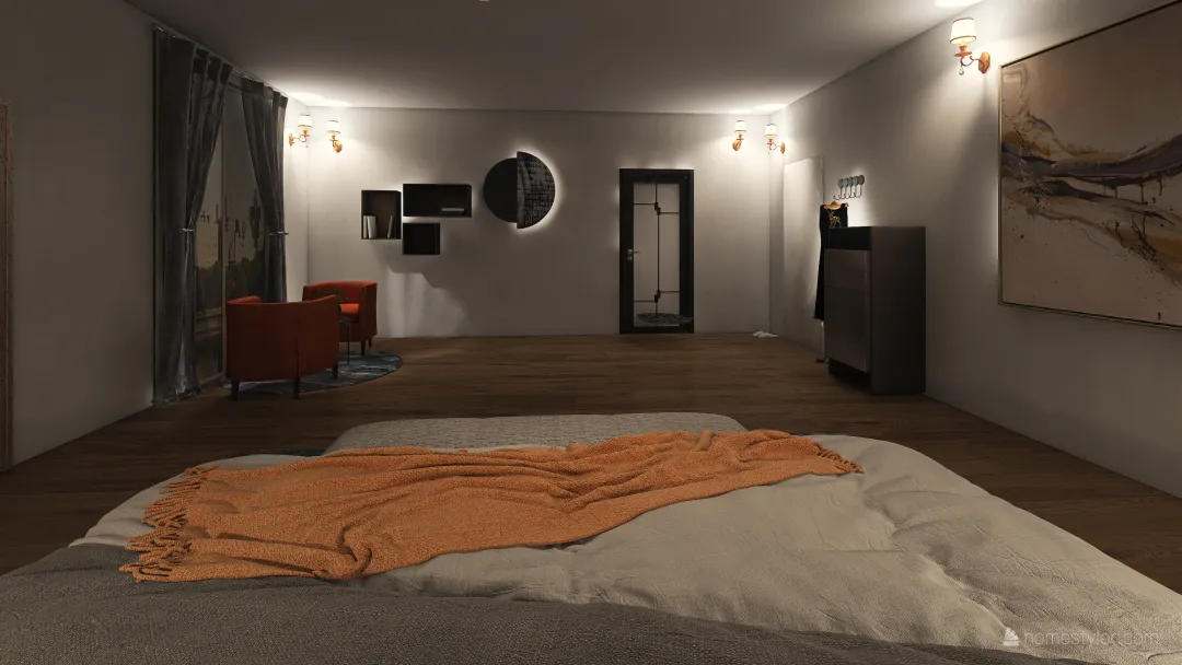BED ROOM 3d design renderings