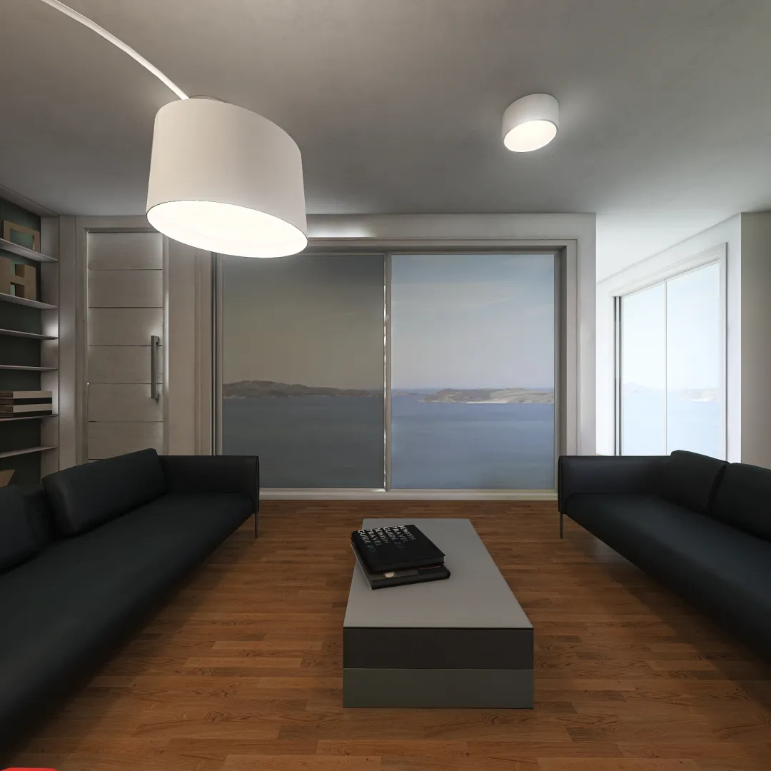Villa Collestrada 1-piano 3d design renderings