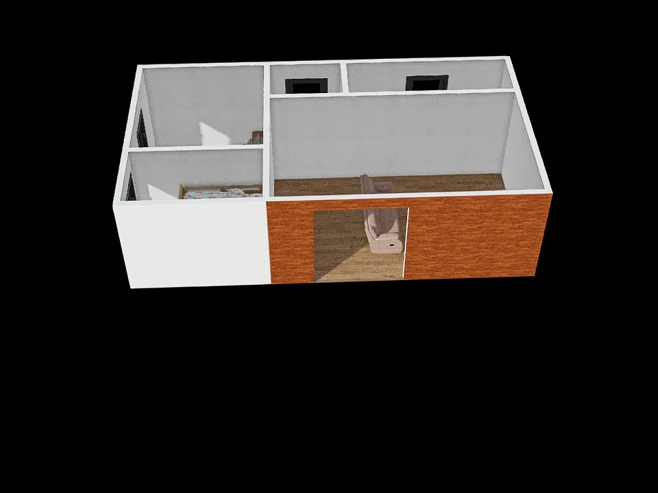 cabin 3d design renderings