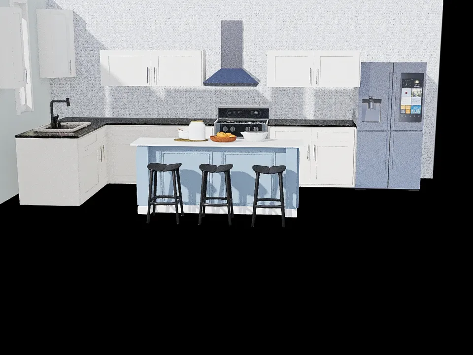 mau kitchen 3d design renderings