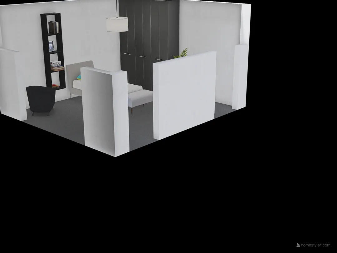 James Randall Bedroom 3 3d design renderings