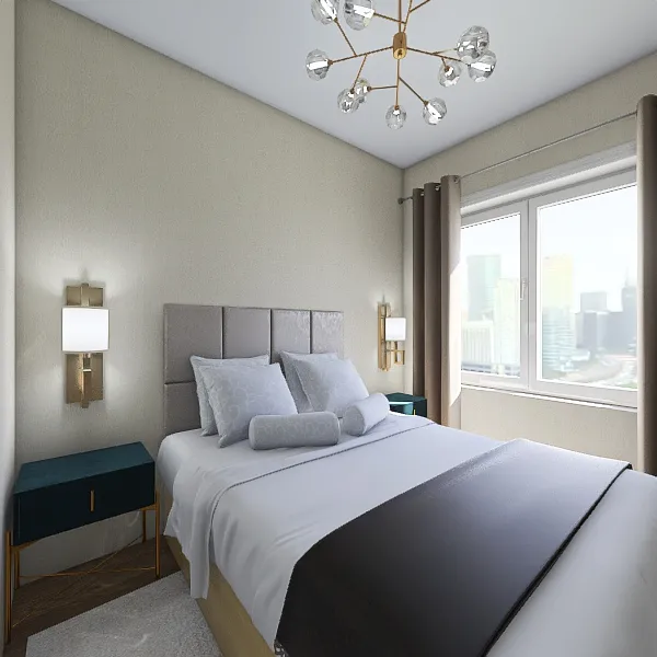Dormitorio principal 3d design renderings