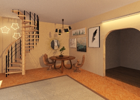Floor Plan Interior Design - DDE - Angelina Thomas Design Rendering