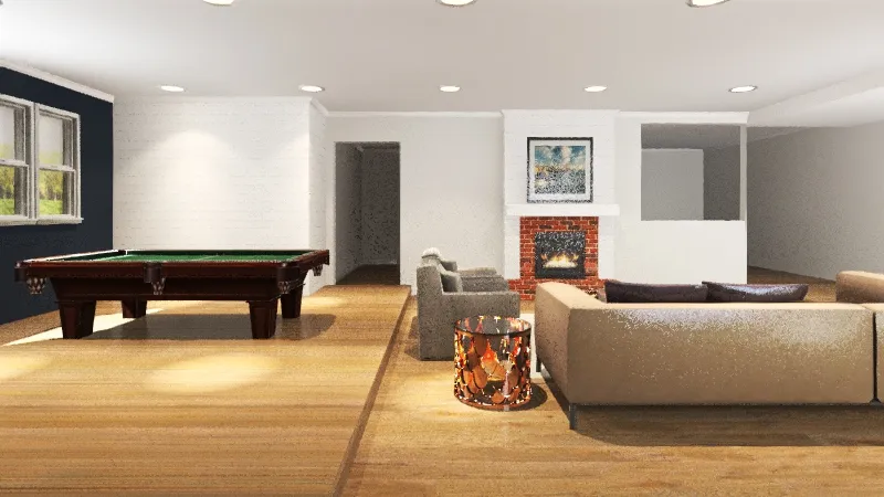 Becky F -- Living Room 3d design renderings