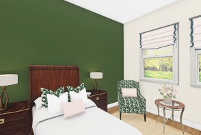 Single bedroom -Affectionate Assisted Living Home Design Rendering