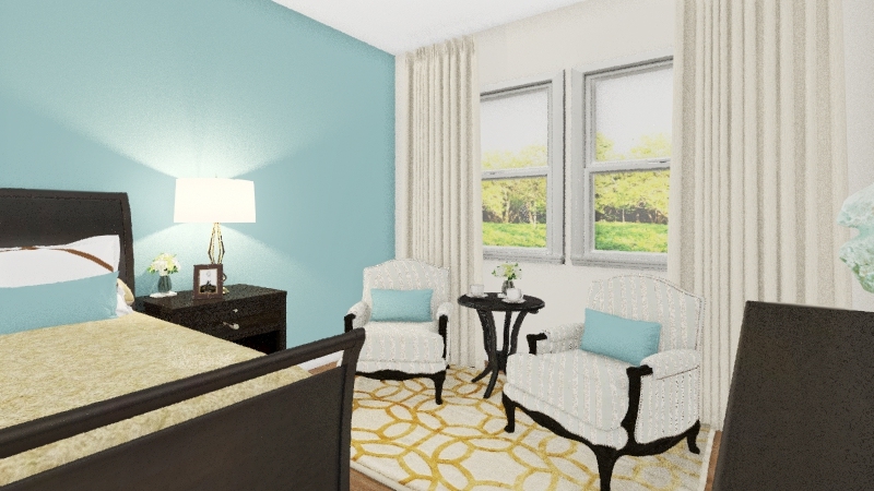 Bedroom B1 3d design renderings
