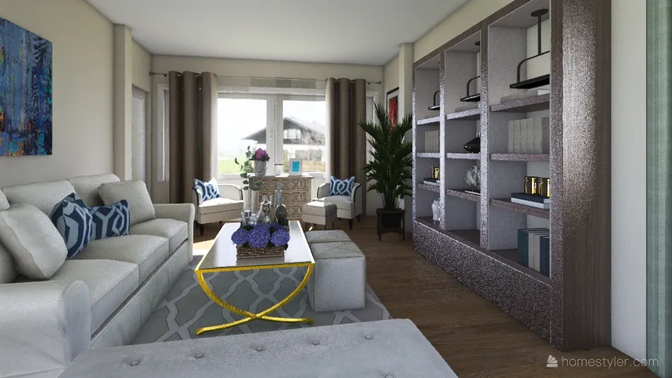 Sala Apartamento 3d design renderings
