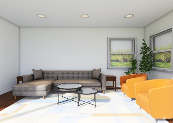 Illisha - Living Room Design Rendering