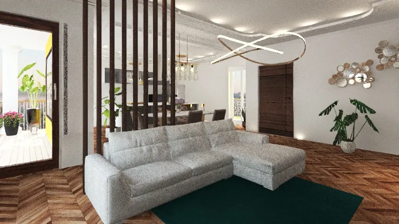 Luxury granitico brunito 3d design renderings