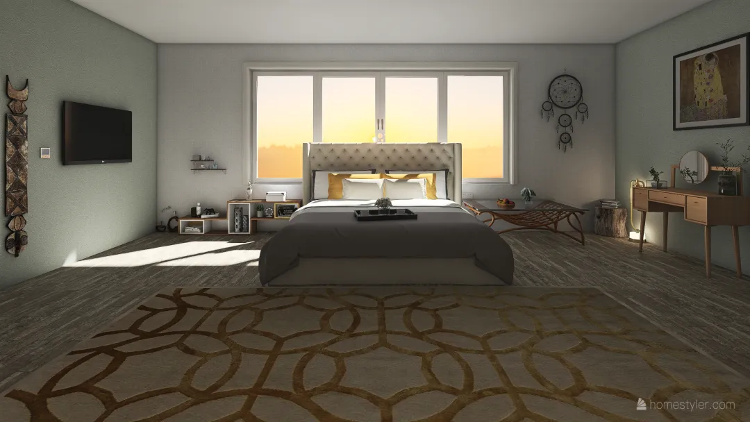 Sunny rest 3d design renderings