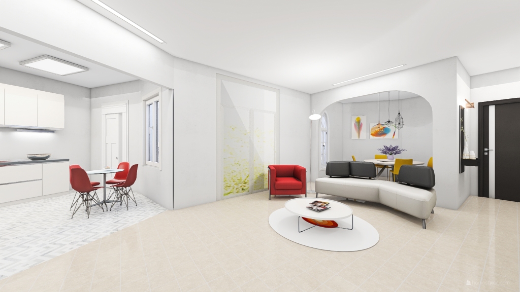 magallanes- 3.1 -casa -salon 2-cocina abierta 3d design renderings