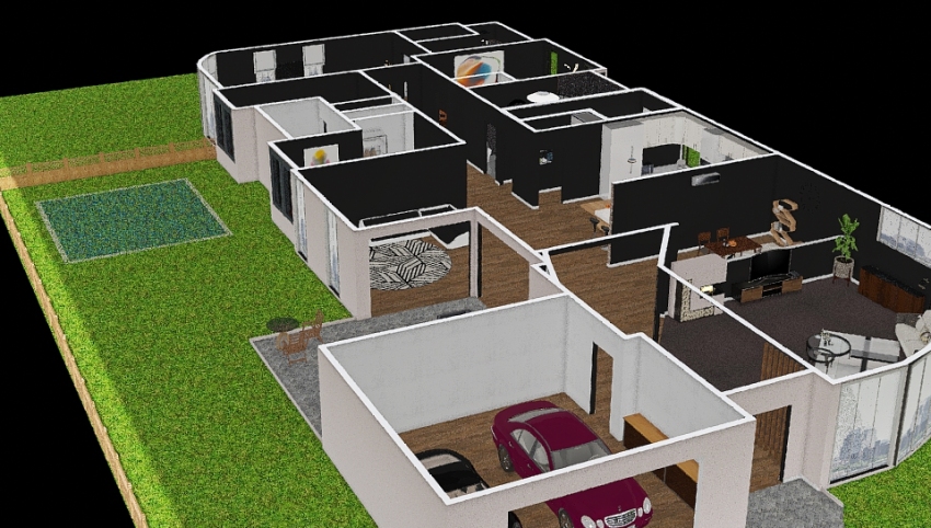 house for cadd project 3d design picture 1306.32