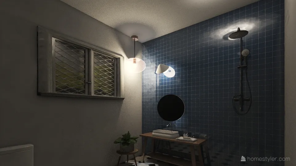 מקלחת בועז נוגה 3d design renderings