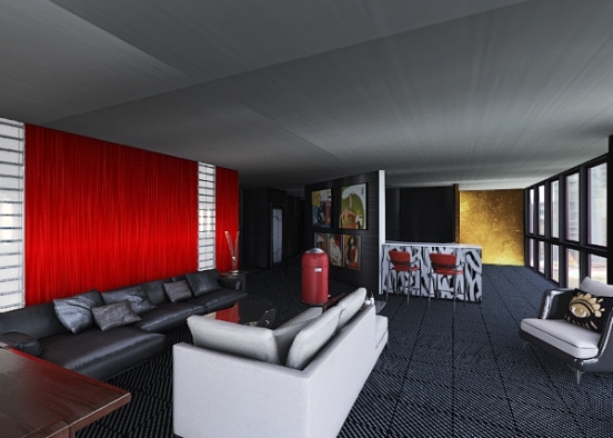 Glendale 222M 2bedroom loft Design Rendering