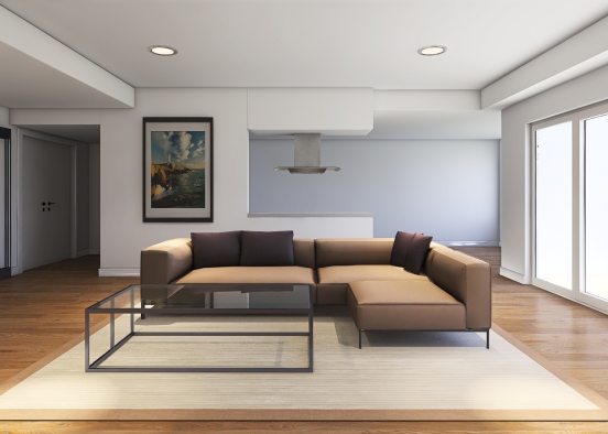 Keir -- Living Room Design Rendering