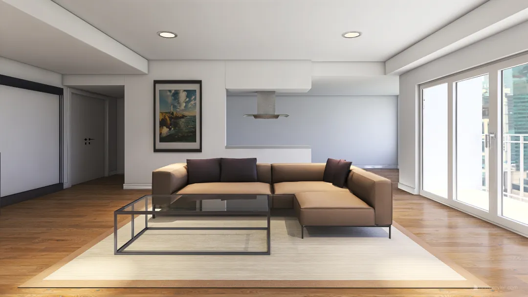 Keir -- Living Room 3d design renderings