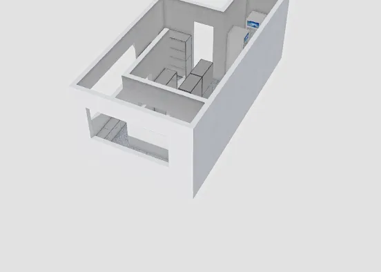 layout dalam ruang Design Rendering