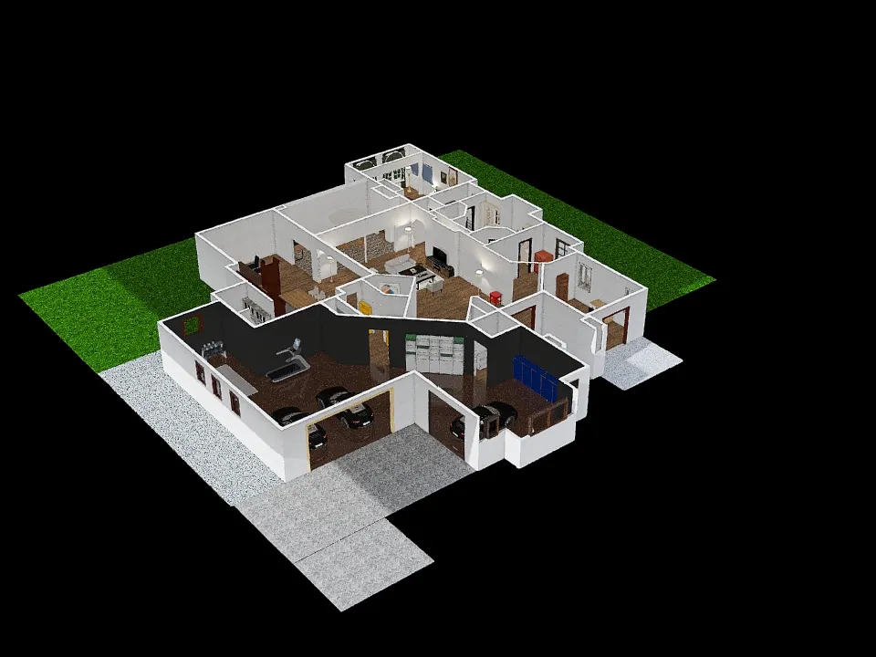 Fun House 2021 3d design renderings