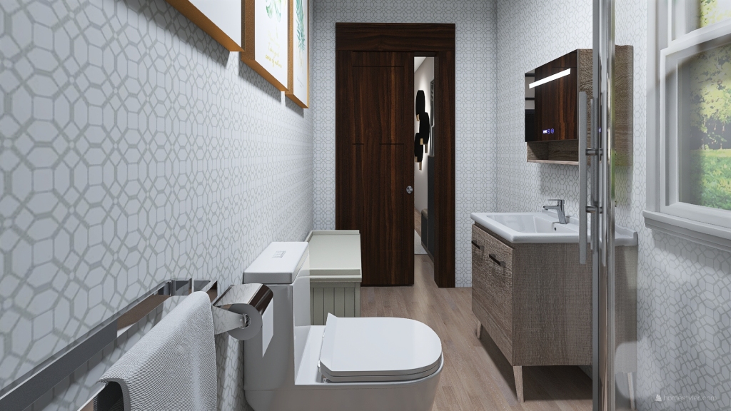Master Bedroom En Suite 3d design renderings