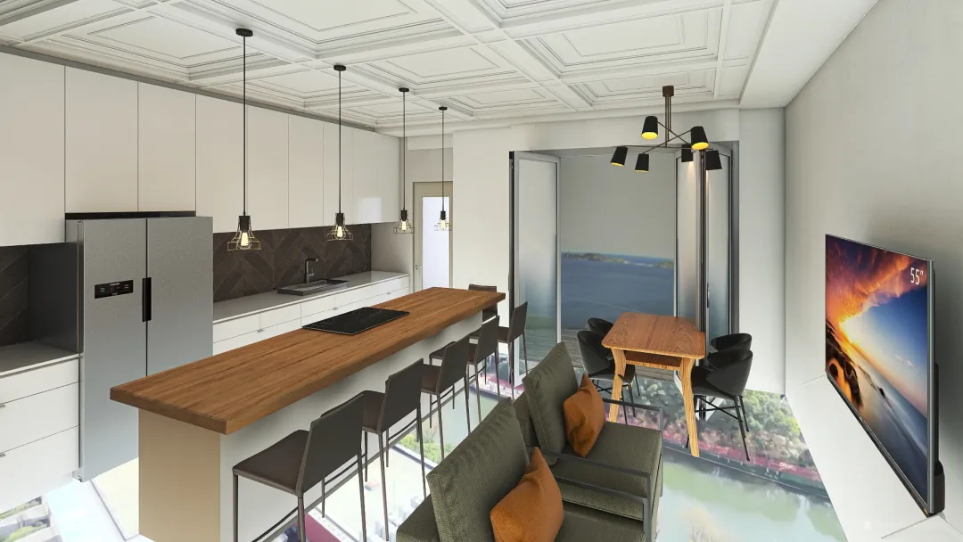 Casa dos Momos 3d design renderings