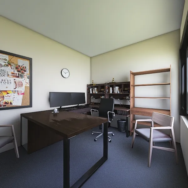 Bev's office 3d design renderings