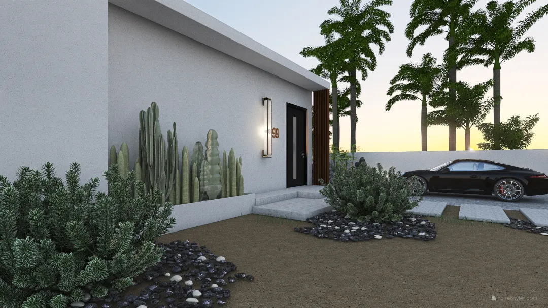 Desert House 3d design renderings