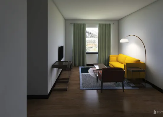 Ciara Living Room Design Rendering
