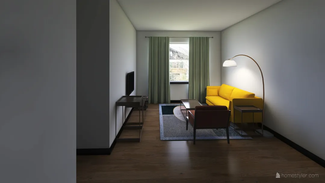 Ciara Living Room 3d design renderings