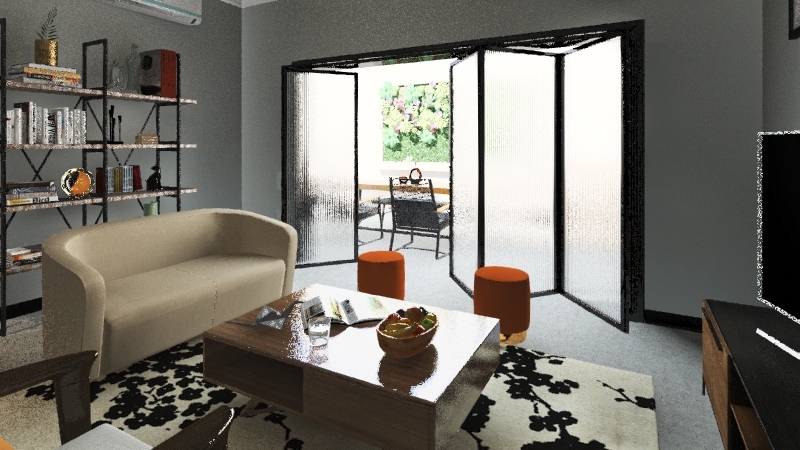 Modern 3 Bed Home 3d design renderings