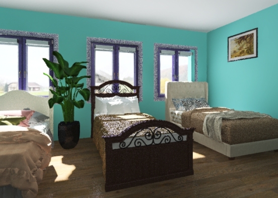 hi bedroom Design Rendering