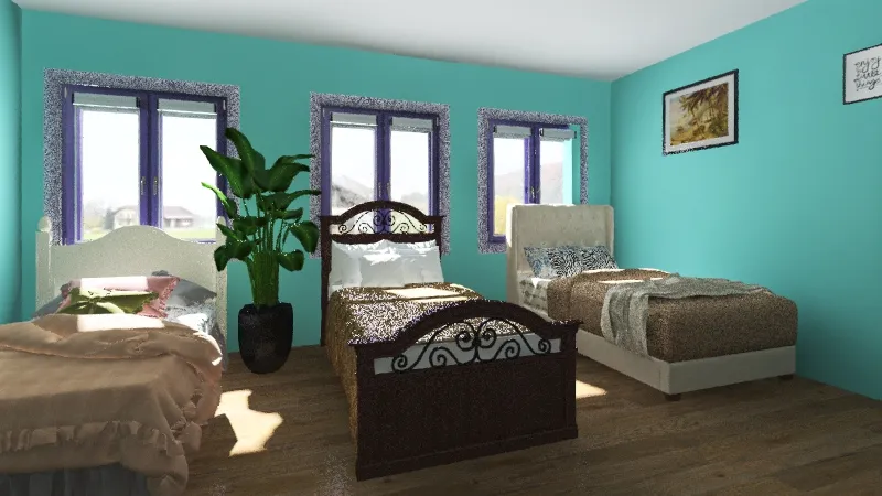 hi bedroom 3d design renderings