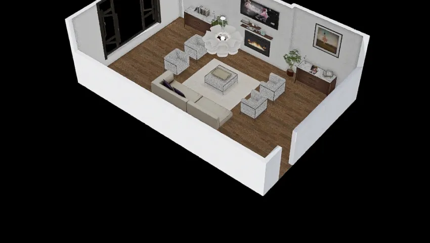  modern living room 3d design picture 43.73
