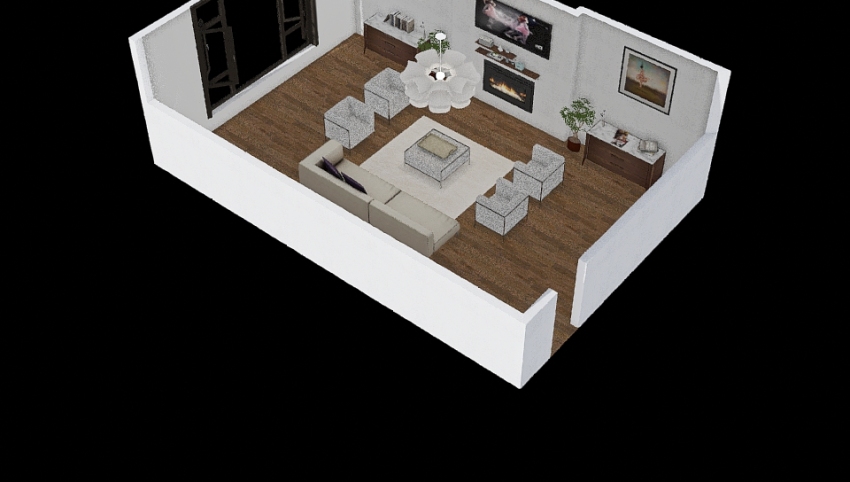  modern living room 3d design picture 43.73