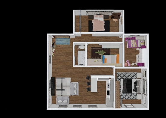 4 bedroom house  Design Rendering