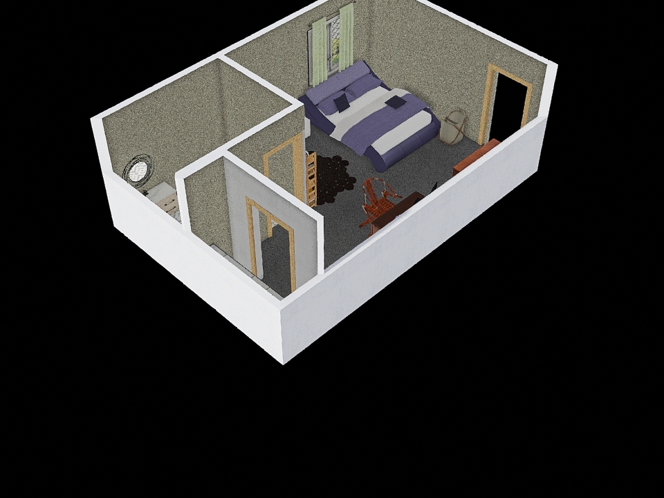 Dream bedroom design Sekoiyia Dimick 3d design renderings