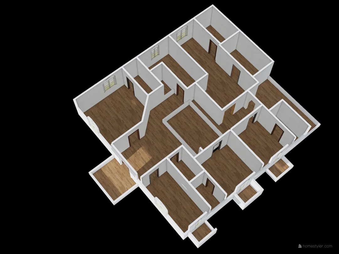 Alt  2nd Classic Modern 1st Floor 3d design renderings