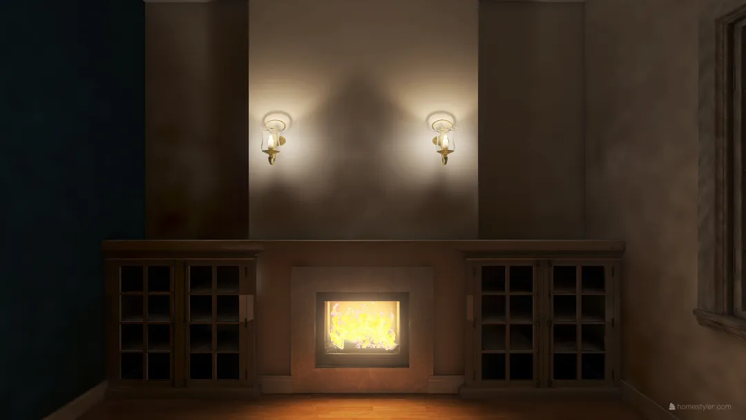 Kaitlin D Living Room 3d design renderings