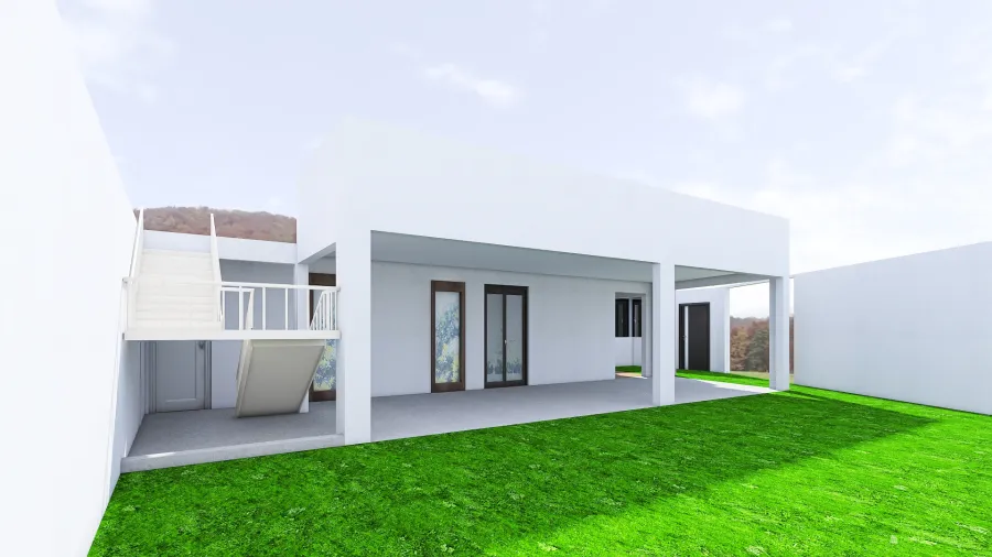 Patio y jardín 3d design renderings