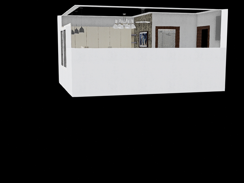 Office studio 3d design renderings