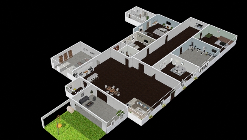 2bed 2bath Family Home w/ Lots of Space  3d design picture 993