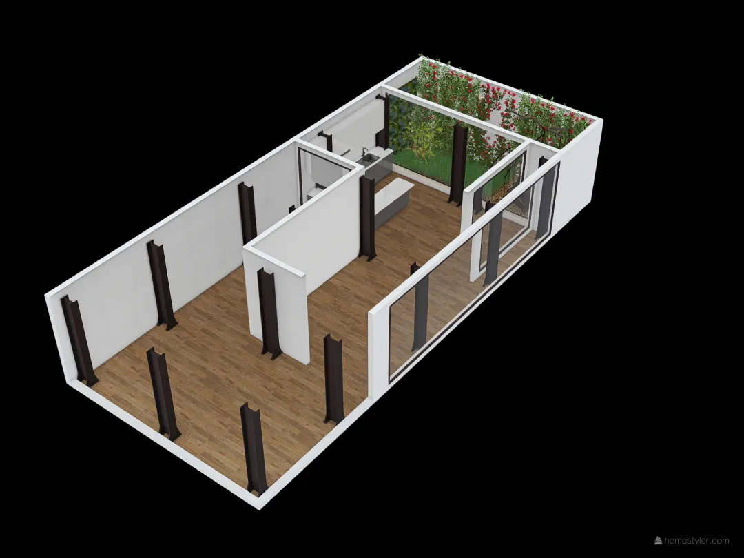 mayara e felipe - segundo pavimento 3d design renderings