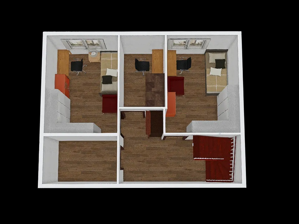 P2 - biuro po srodku 3d design renderings