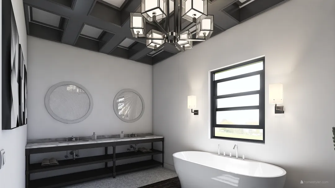1bed 1bath Modern Apartment 3d design renderings