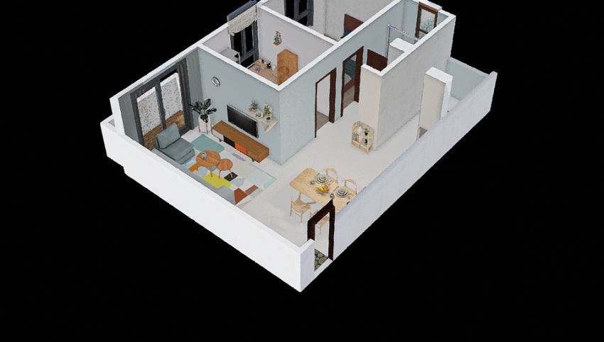 Rice and Pony's home 1 3d design picture 60.07