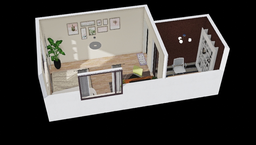 Home Office Set up 3d design picture 24.06