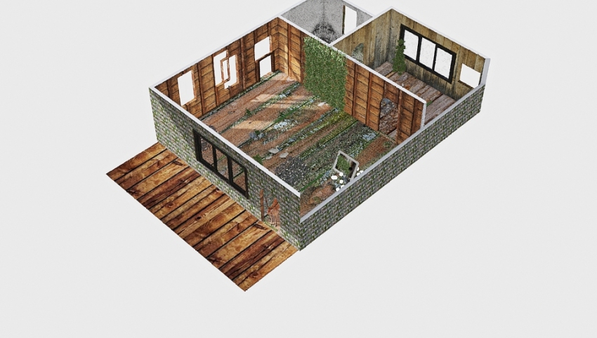 Cabin in the woods 3d design picture 452.64