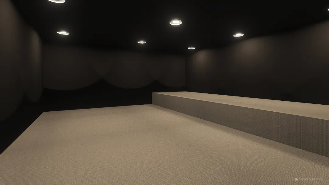 Home Movie Theatre 3d design renderings