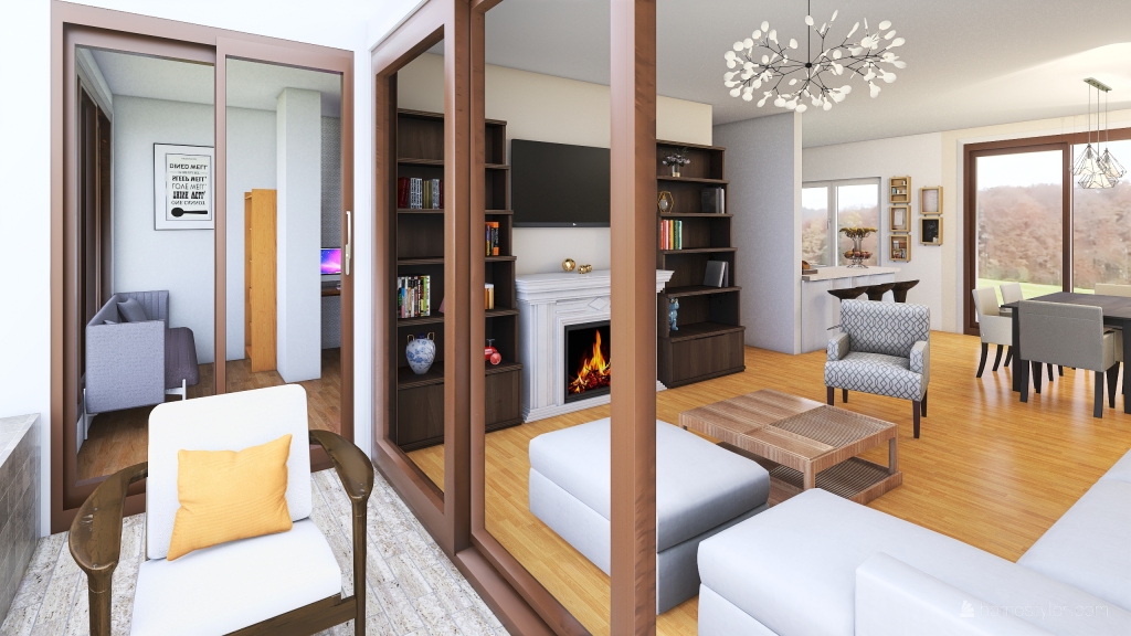 apartment for family 3d design renderings
